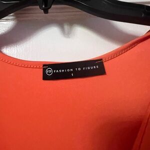 Fashion to Figure Vibrant Orange dress